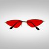 Schnelle Sonnenbrille Goldrunner in Rot von vorne