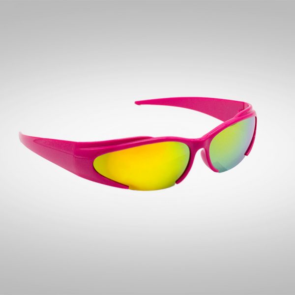 Schnelle Brille Max Speed in pink seitlich