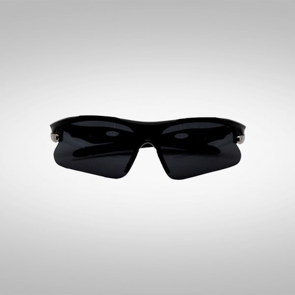 Schnelle Brille Uptempo Cycler in Schwarz von vorne