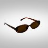 Rave Brille Vintage Groove mit Leopard Muster seitlich