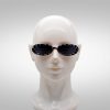 Rave Brille Vintage Groove mit Zebra Muster auf Kopf