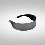 Rave Brille Nova One in silber verspiegelt von der Seite